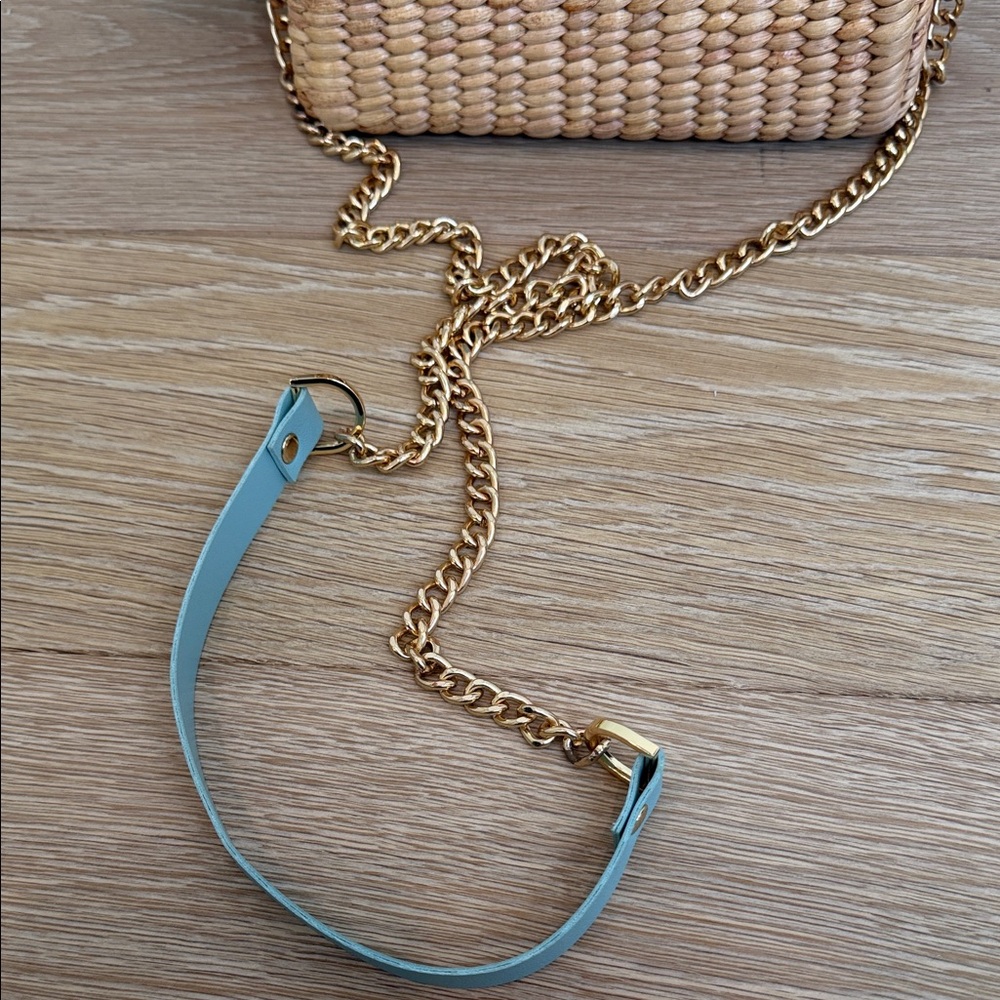 Sea & Grass Laurel petite Dusty Blue Purse - Picture 4 of 12